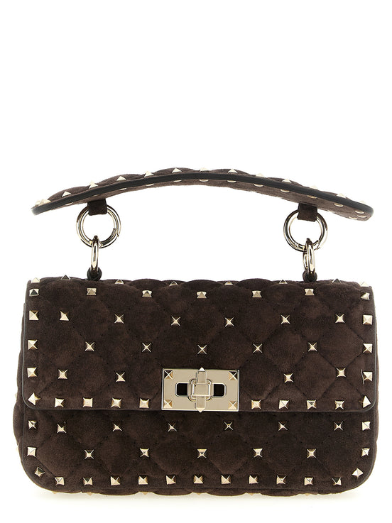Valentino Garavani Brown Calfskin Shoulder Bag