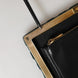 Dolce & Gabbana Black Velvet Gold Frame Clutch Evening Clutch Purse Bag