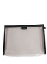 Dolce & Gabbana Transparent PVC Clutch Pouch Purse Branded Logo Plaque Bag