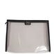 Dolce & Gabbana Transparent PVC Clutch Pouch Purse Branded Logo Plaque Bag