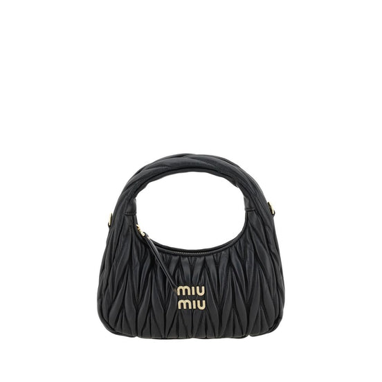 Miu Miu Black Lamb Ovis Aries Aries Handbag