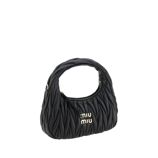 Miu Miu Black Lamb Ovis Aries Aries Handbag