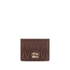 Miu Miu Bordeaux Lamb Ovis Aries Aries Wallet