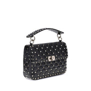 Valentino Garavani Black Lamb Ovis Aries Aries Handbag
