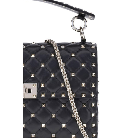 Valentino Garavani Black Lamb Ovis Aries Aries Handbag