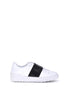 Valentino Garavani White Calf Leather Bos Taurus Low Top Sneakers