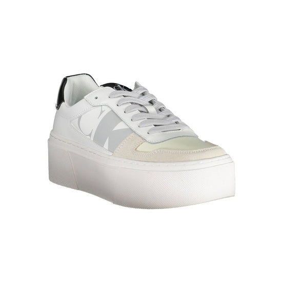 Calvin Klein White Polyester Women's Sneaker