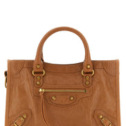 Balenciaga Brown Lamb Leather Handbag