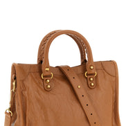 Balenciaga Brown Lamb Leather Handbag