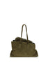 The Attico Bicolor Calf Leather Bos Taurus Shoulder Bag