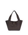 Saint Laurent Brown Calf Leather Bos Taurus Shoulder Bag