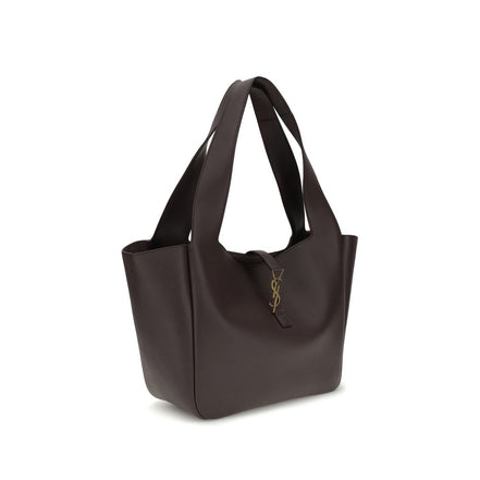 Saint Laurent Brown Calf Leather Bos Taurus Shoulder Bag