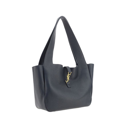 Saint Laurent Black Calf Leather Bos Taurus Shoulder Bag
