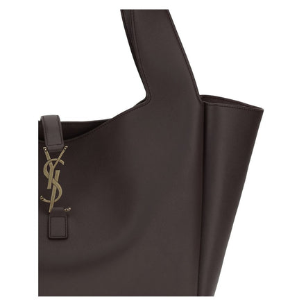 Saint Laurent Brown Calf Leather Bos Taurus Shoulder Bag