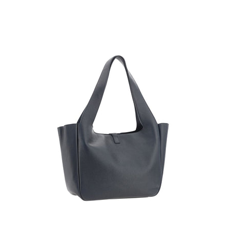Saint Laurent Black Calf Leather Bos Taurus Shoulder Bag