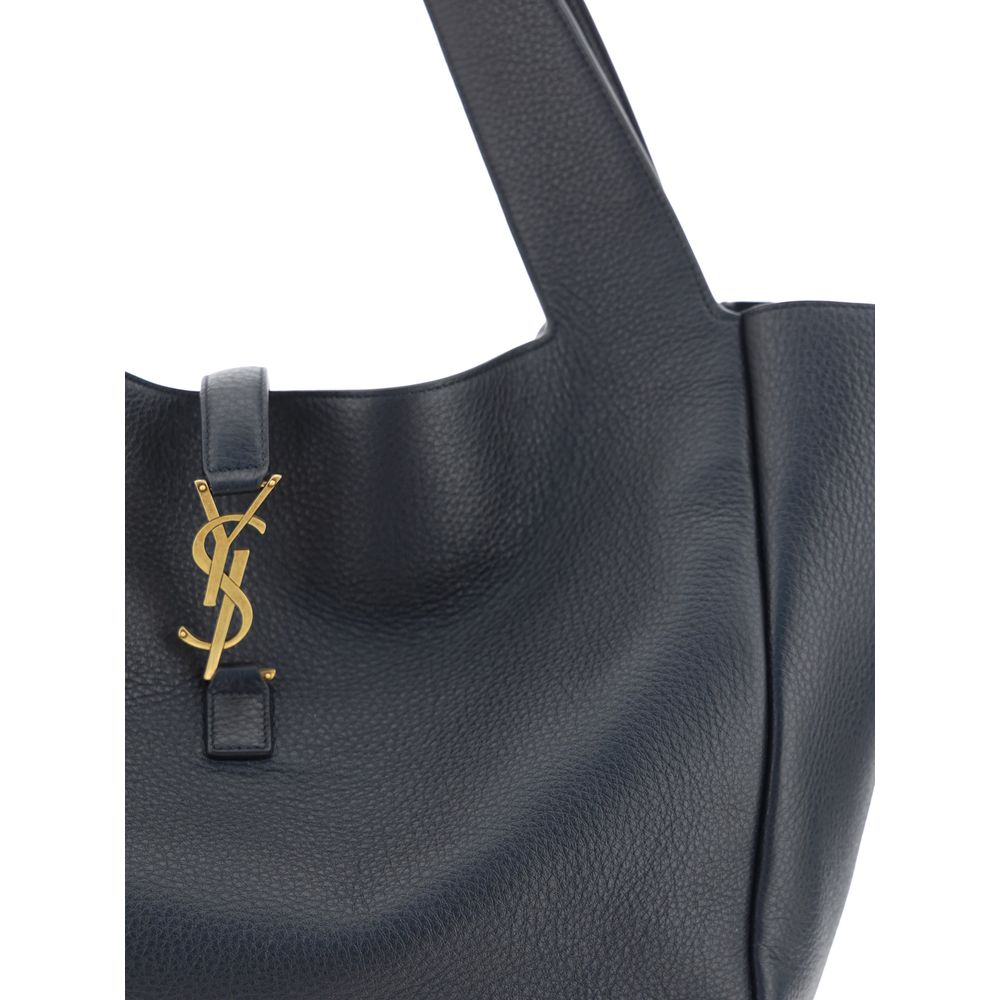 Saint Laurent Black Calf Leather Bos Taurus Shoulder Bag