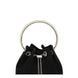 Jimmy Choo Black Cotton Shoulder Bag