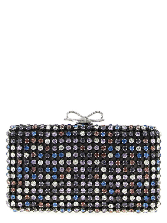 Self-Portrait Multicolor Polyester Clutch Bag