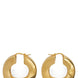 Jil Sander Gold Copper Earrings