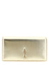 Christian Louboutin Gold Lambskin Clutch Bag