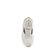 Gucci White Polyester Athletic Sneakers