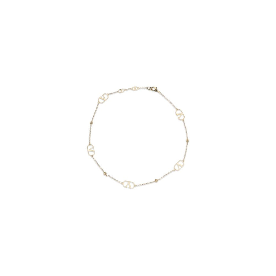 Valentino Garavani Gold Metal Necklace