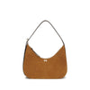Ganni Brown Recycled Polyester Shoulder Bag