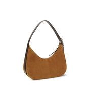 Ganni Brown Recycled Polyester Shoulder Bag