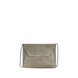 Brunello Cucinelli Gray Calf Leather Bos Taurus Clutch Bag
