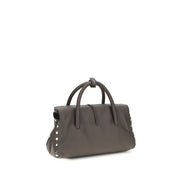 Zanellato Brown Calf Leather Bos Taurus Shoulder Bag