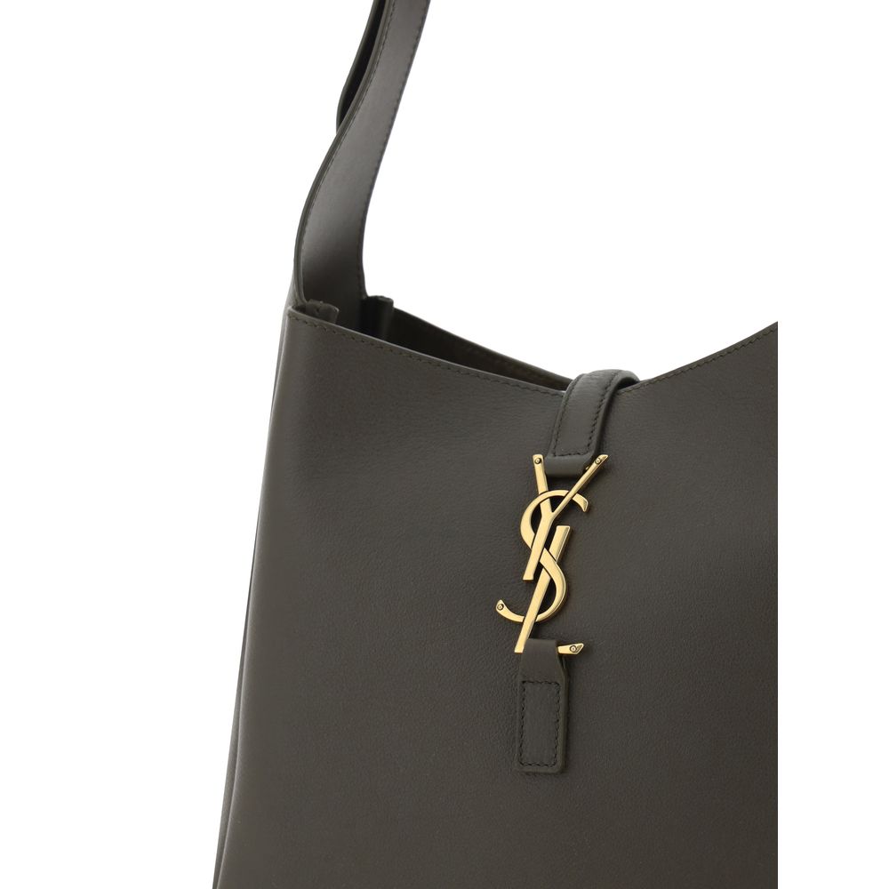 Saint Laurent Bicolor Calf Leather Bos Taurus Shoulder Bag