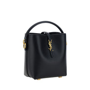 Saint Laurent Black Calf Leather Bos Taurus Shoulder Bag