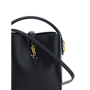 Saint Laurent Black Calf Leather Bos Taurus Shoulder Bag