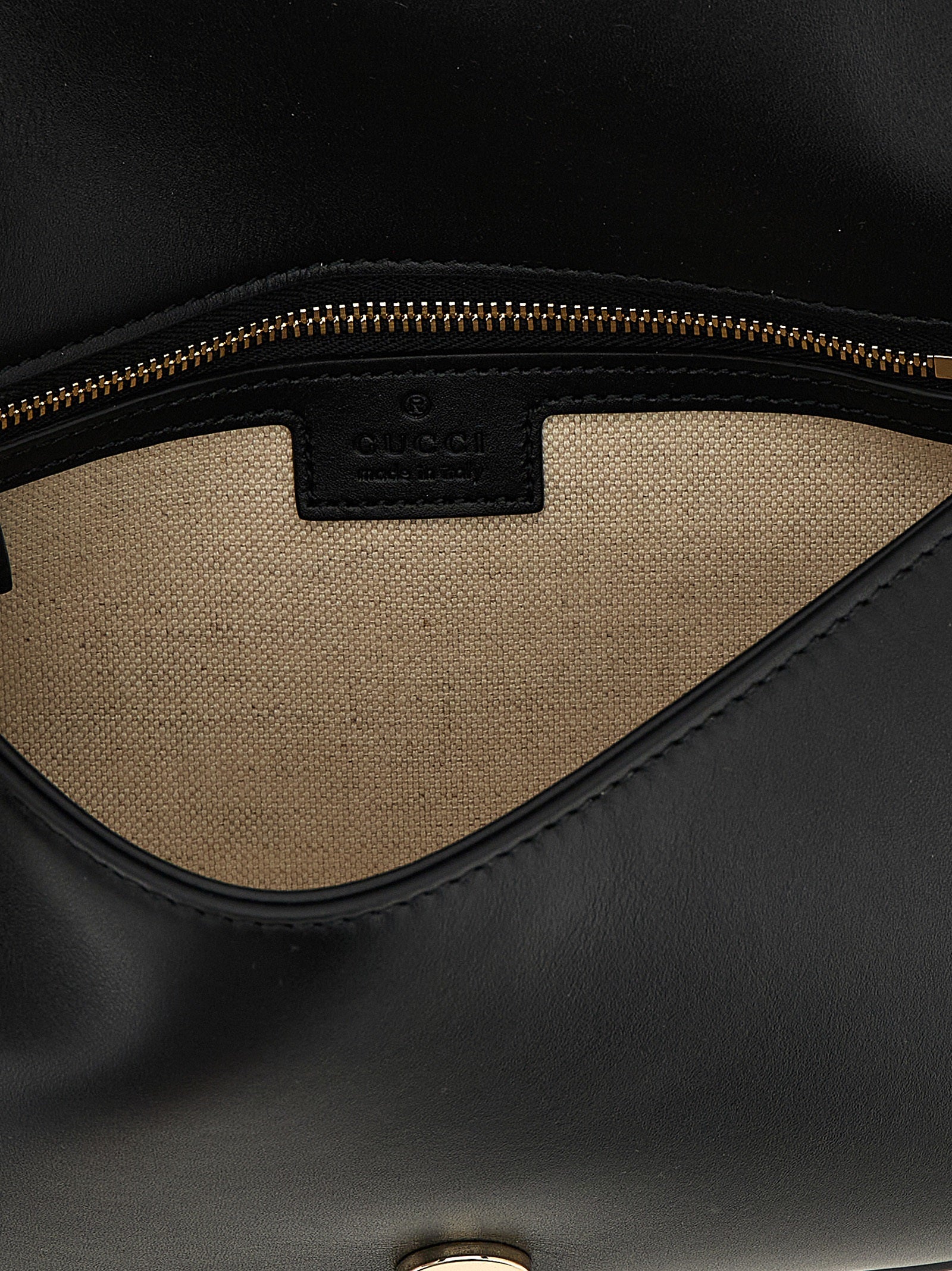 Gucci Blondie Medium Black Leather Shoulder Bag
