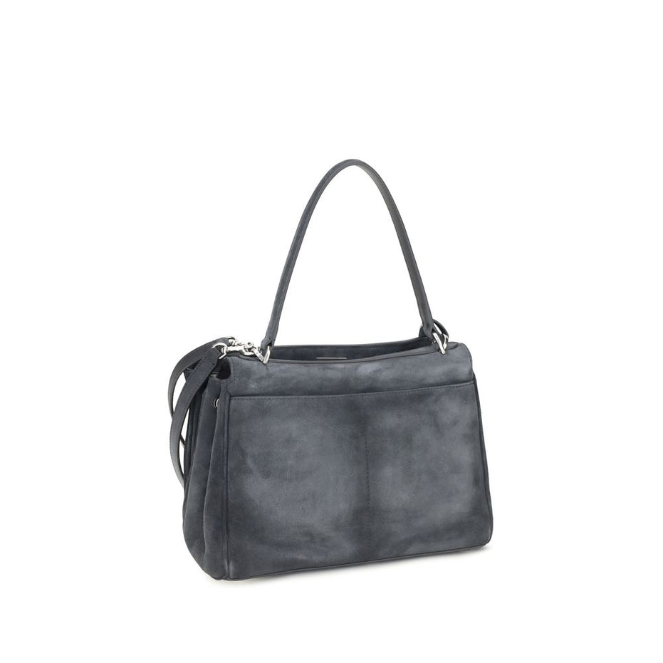 Balenciaga Rodeo Small Gray Leather Top Handle Bag