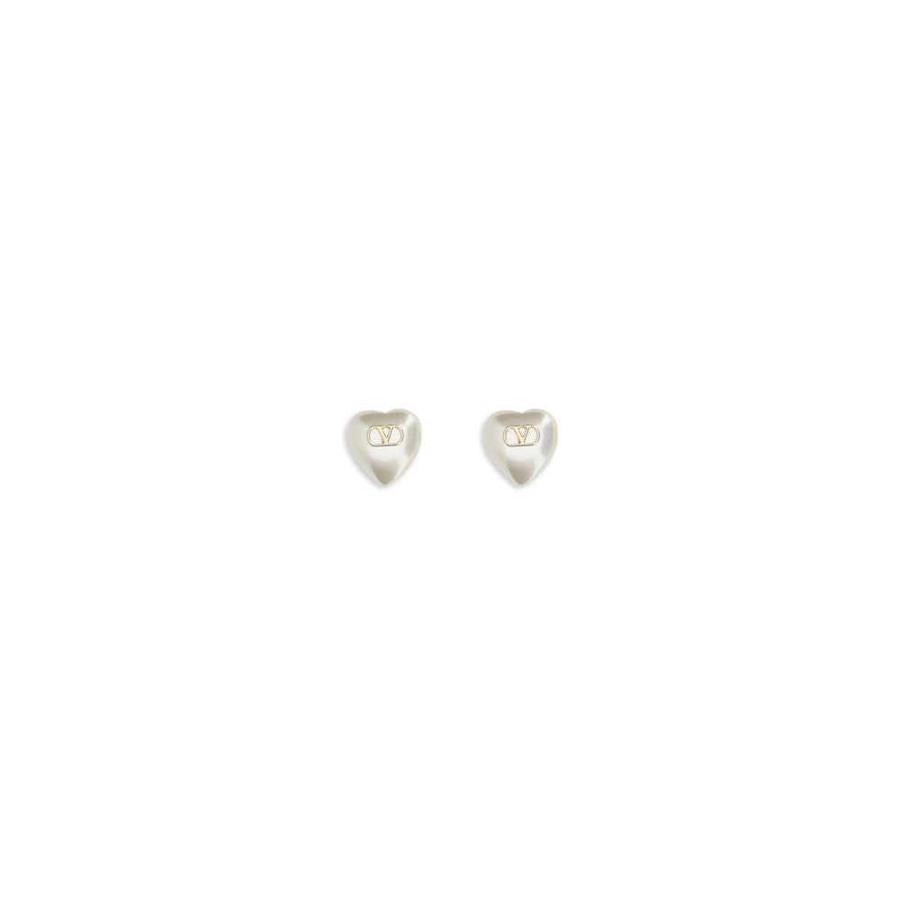 Valentino Garavani VLogo Signature Gold-Tone Pearl Earrings