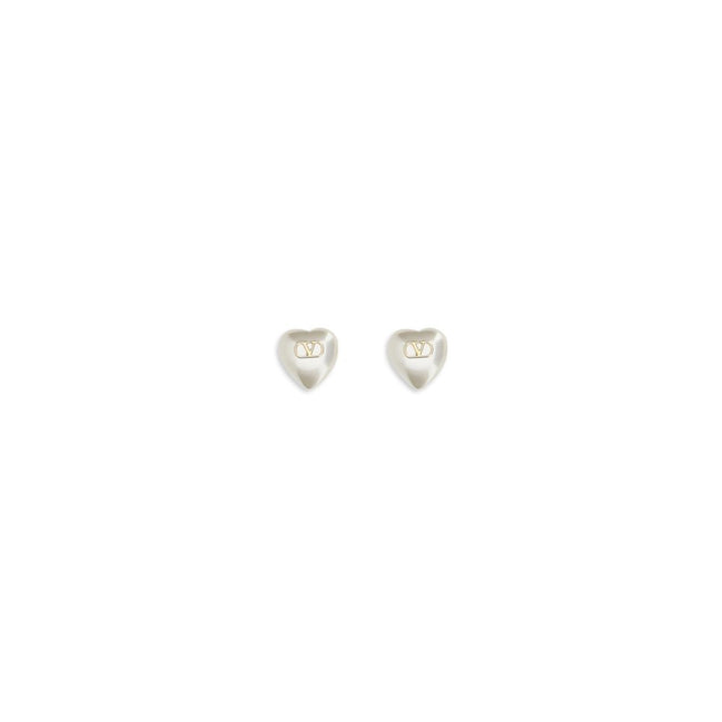 Valentino Garavani VLogo Signature Gold-Tone Pearl Earrings