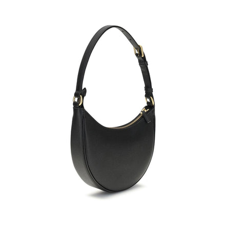 Valentino Garavani VLogo Signature Mini Black Leather Hobo Bag