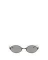 Alexander McQueen Gray Metal Sunglasses