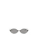 Alexander McQueen Gray Metal Sunglasses
