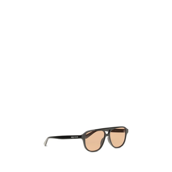 Alexander McQueen Brown Acetate Sunglasses