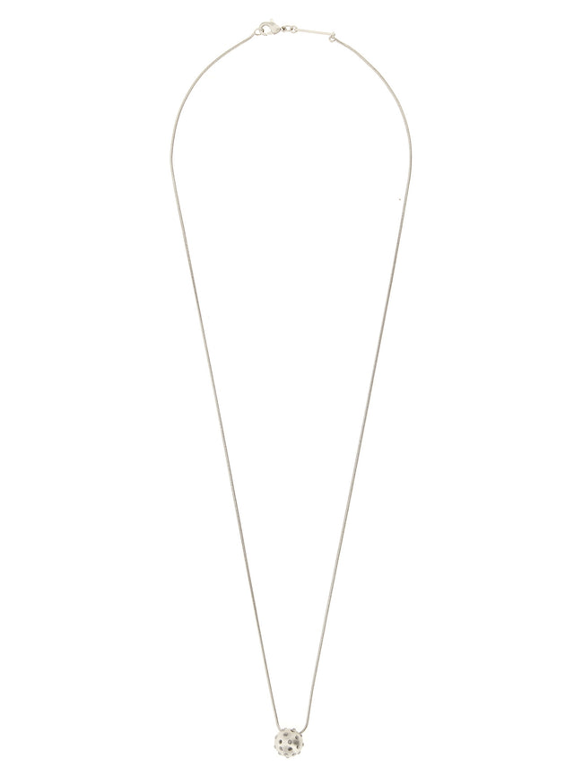 Rick Owens Silver-Tone Chain Necklace