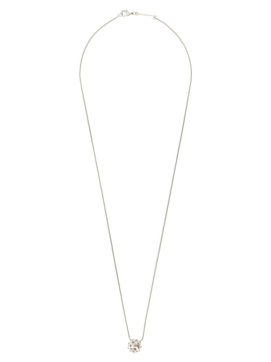 Rick Owens Silver Brass Necklace