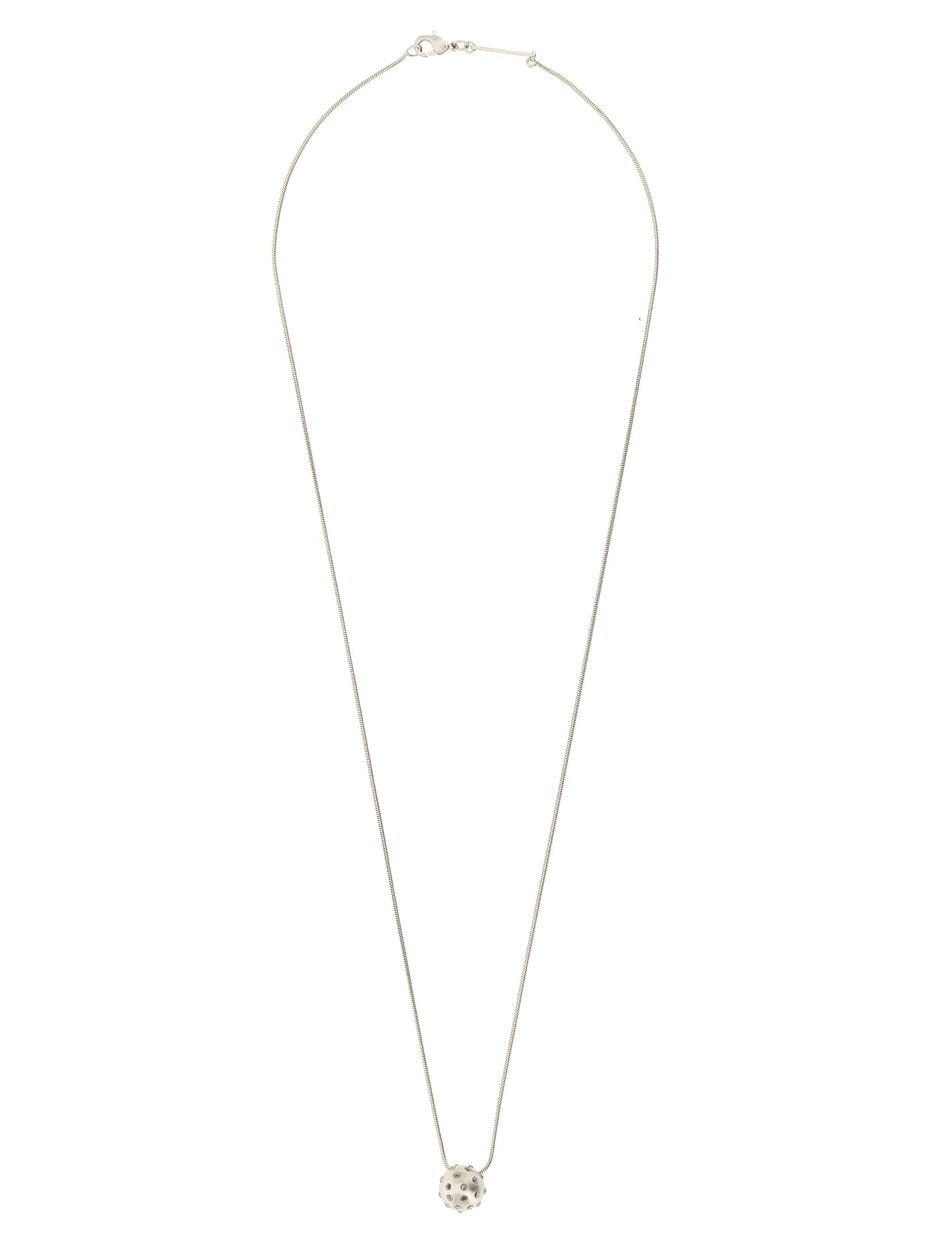 Rick Owens Silver-Tone Chain Necklace