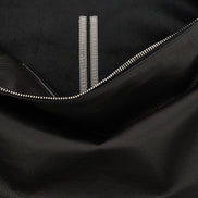 Τσάντα ώμου Rick Owens Gemini από μαύρο δέρμα