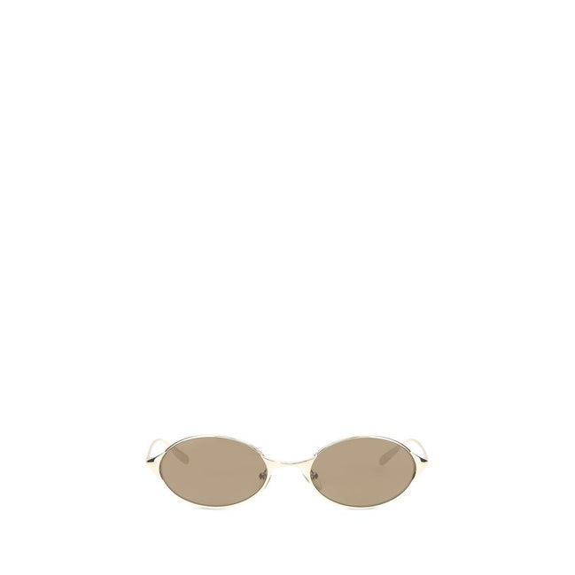 Alexander McQueen Gold Metal Sunglasses