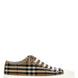 Burberry Beige Cotton Low Top Sneakers