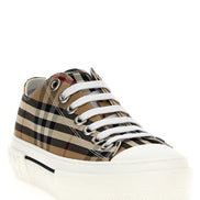 Αθλητικά παπούτσια Burberry μπεζ βαμβακερά χαμηλά