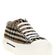 Burberry Beige Cotton Low Top Sneakers