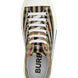 Burberry Beige Cotton Low Top Sneakers